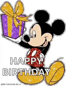 mickey mouse happy birthday disney gift present