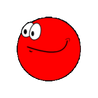 Red Ball Red Ball Flash Sticker