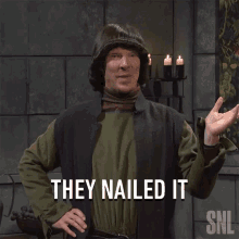 They Nailed It Benedict Cumberbatch GIF - They Nailed It Benedict Cumberbatch Saturday Night Live GIFs