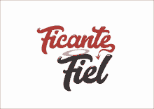 a red and black logo that says " ficante fiel " on a white background