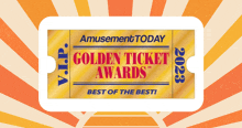 a ticket that says amusement today on it