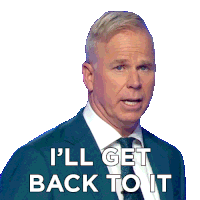 Ill Get Back To It Gerry Dee Sticker - Ill Get Back To It Gerry Dee Family Feud Canada Stickers