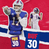 Buffalo Bills (30) Vs. Minnesota Vikings (30) Fourth-quarter-overtime Break GIF - Nfl National Football League Football League GIFs