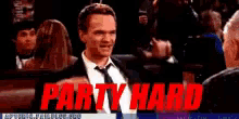 Party Hard GIF - Party Hard Himym GIFs