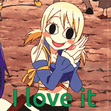 I Love It Happy GIF - I Love It Happy Fairy Tail GIFs
