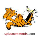 Garfield Rotfl Sticker - Garfield Rotfl Lol Stickers