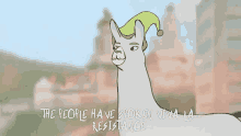 Viva La Resistance Llamas With Hats GIF - Viva La Resistance Llamas With Hats Llama GIFs
