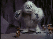 Rudolph Bumble Abominable Snowmonster GIF - Rudolph Bumble Abominable Snowmonster Roll GIFs