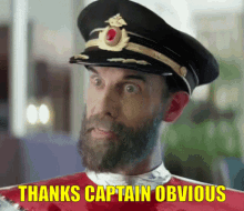 Thanks Obvious GIF - Thanks Obvious Captain GIFs