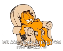 Garfield Lazy GIF - Garfield Lazy So Done GIFs