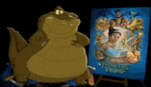 The Princess And The Frog Louis The Alligator GIF - The Princess And The Frog Louis The Alligator Butt GIFs
