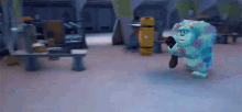 Sully Mike GIF - Sully Mike Throw GIFs