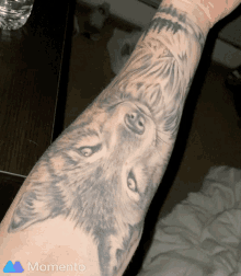 Half Sleeves Tattoo GIF - Half Sleeves Tattoo Wolf GIFs