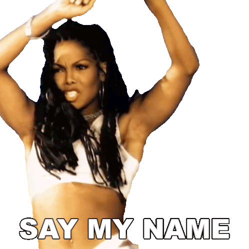 Say My Name Janet Jackson Sticker - Say My Name Janet Jackson You Want This Song Stickers
