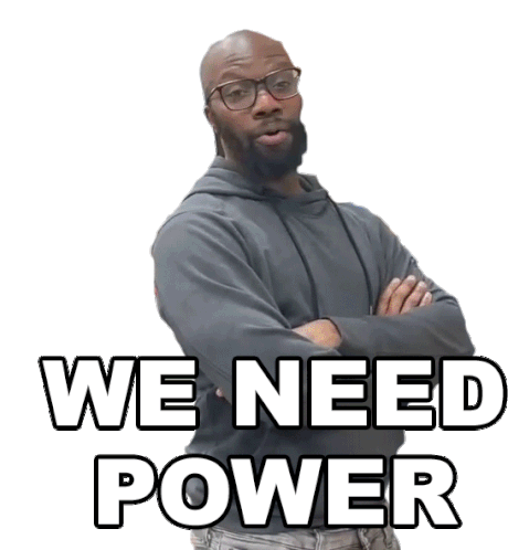 We Need Power Rich Rebuilds Sticker - We Need Power Rich Rebuilds We Need To Power This Up Stickers