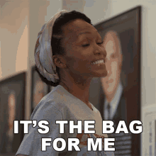 Its The Bag For Me Monique Moore GIF - Its The Bag For Me Monique Moore The Game GIFs