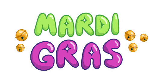 Mardi Gras Lent Sticker - Mardi Gras Lent New Orleans Stickers