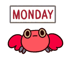 i hate mondays crabby crab pikaole i dont like mondays tearing monday