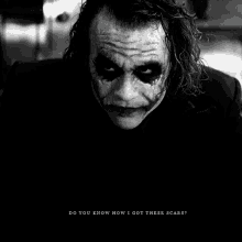 Joker Do You Know GIF - Joker Do You Know How I Got These Scars GIFs