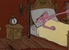 Sleep In GIF - Sleep In Pink Panther GIFs