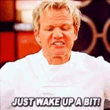 Gordon Ramsay Hells Kitchen GIF - Gordon Ramsay Hells Kitchen Just Wake Up A Bit GIFs