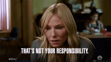 Thats Not Your Responsibility Not Your Job GIF - Thats Not Your Responsibility Not Your Job Amanda GIFs