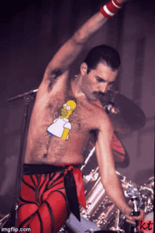 Chest Hair Freddie Freddie Mercury GIF - Chest Hair Freddie Freddie Mercury 80s Freddie GIFs