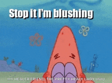 Blushing Spongebob GIF - Blushing Spongebob Patrickstar GIFs