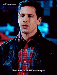 That Was Clearly A Triangle..Gif GIF - That Was Clearly A Triangle. B99 Q GIFs