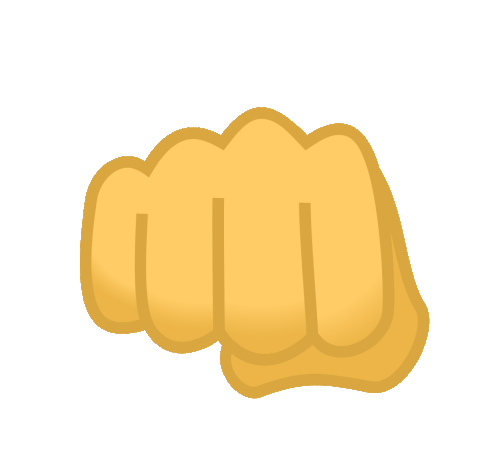 Oncoming Fist Joypixels Sticker - Oncoming Fist Joypixels Fist Stickers