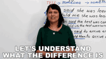 Lets Understand What The Difference Is Rebecca GIF - Lets Understand What The Difference Is Rebecca Learn English With Rebecca GIFs