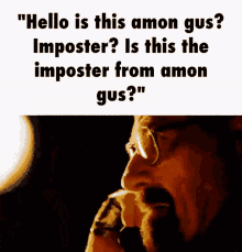 Among Us Imposter GIF - Among Us Imposter Hello Is This Amon Gus GIFs