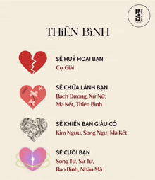 a poster with a broken heart and a heart made of money