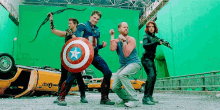 Captainamerica Avengers GIF - Captainamerica Avengers Squad GIFs
