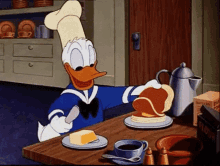 Donald Duck GIF - Donald Duck Pancakes GIFs