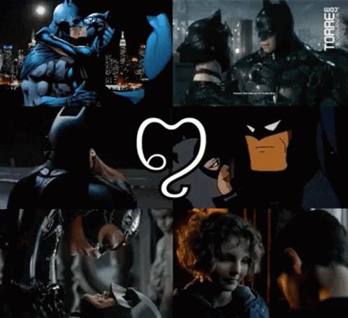 Batman Catwoman GIF - Batman Catwoman Kiss - Discover & Share GIFs