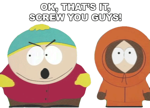 Ok Thats It Screw You Guys Eric Cartman Sticker - Ok Thats It Screw You Guys Eric Cartman Kenny Stickers