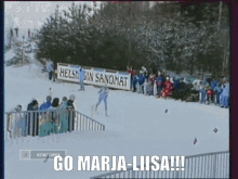 Marjaliisa Kirvesniemi GIF - Marjaliisa Kirvesniemi Skiing GIFs
