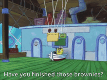 Spongebob Errands GIF - Spongebob Errands Brownies GIFs