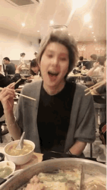Eat Hot Pot GIF - Eat Hot Pot Excited GIFs