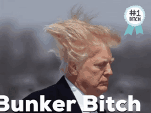 Bunker Bitch Trump GIF - Bunker Bitch Trump Traitor GIFs