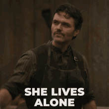 She Lives Alone Gunther Wenders GIF - She Lives Alone Gunther Wenders Murdoch Mysteries GIFs
