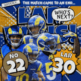 Los Angeles Rams (30) Vs. New Orleans Saints (22) Post Game GIF