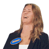 Laughing Maddie Sticker - Laughing Maddie Family Feud Canada Stickers