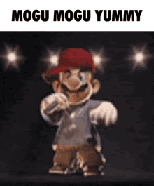 Mario Rapping GIF - Mario Rapping Mogu Mogu GIFs