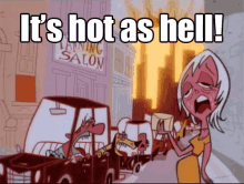Its Hot As Hell GIF - Hot As Hell Hell Sweating GIFs