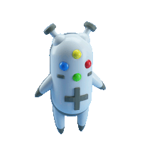 a cartoon character with a cross on his chest