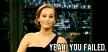 Jennifer Lawrence You Failed GIF - Jennifer Lawrence You Failed The Mocking Jay GIFs