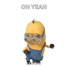 Minion Excited GIF