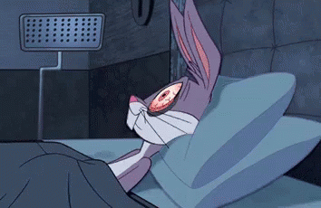 El Conejo No Puede Dormir GIF - Bugs Bunny Cant Sleep Insomnia